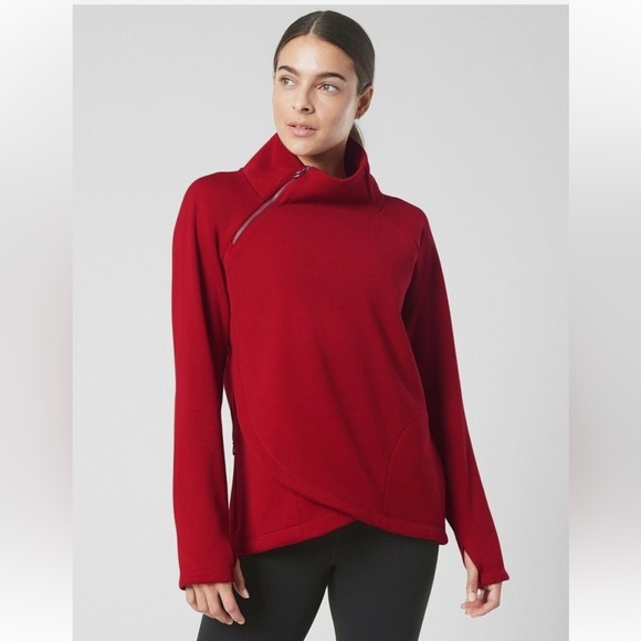 Athleta Cozy Karma Asym Pullover - Picture 14 of 14